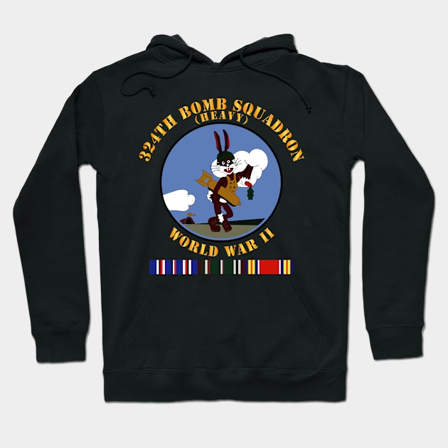 324th Bomb Squadron - WWII w EU SVC Hoodie by twix123844